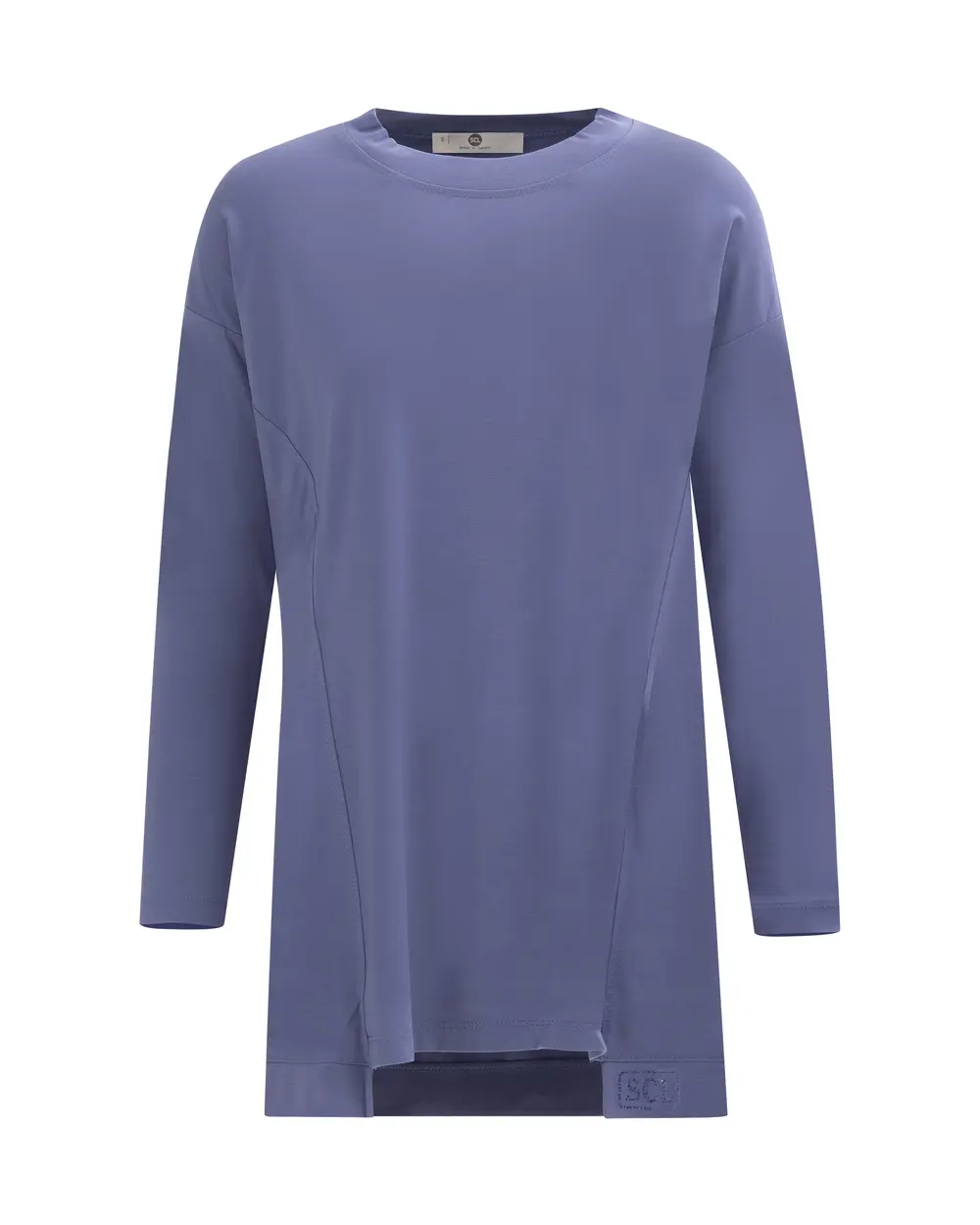 Round Neck Long Sleeve Basic Tunic