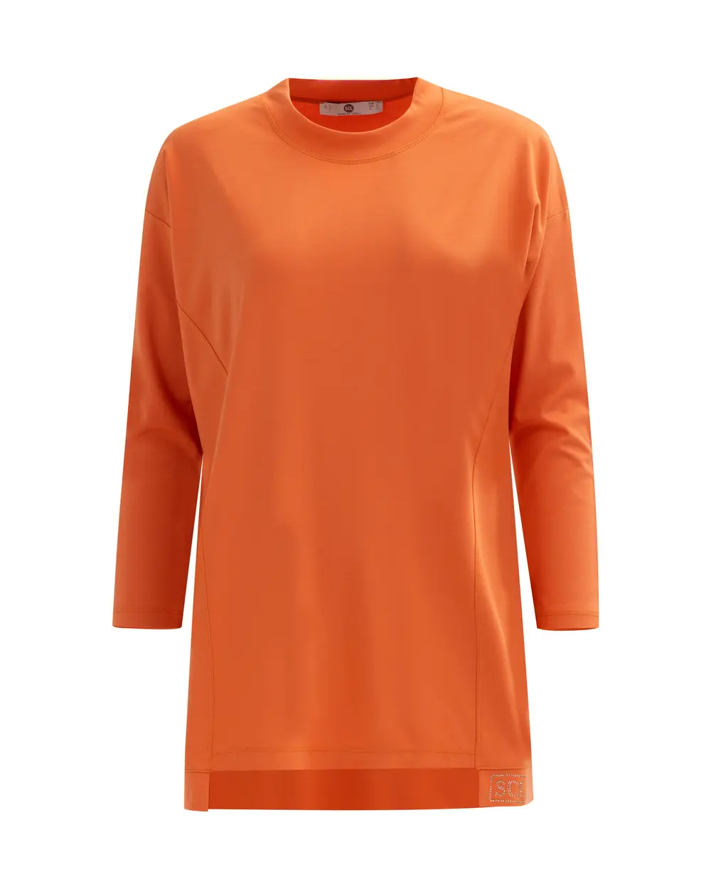 Round Neck Long Sleeve Basic Tunic