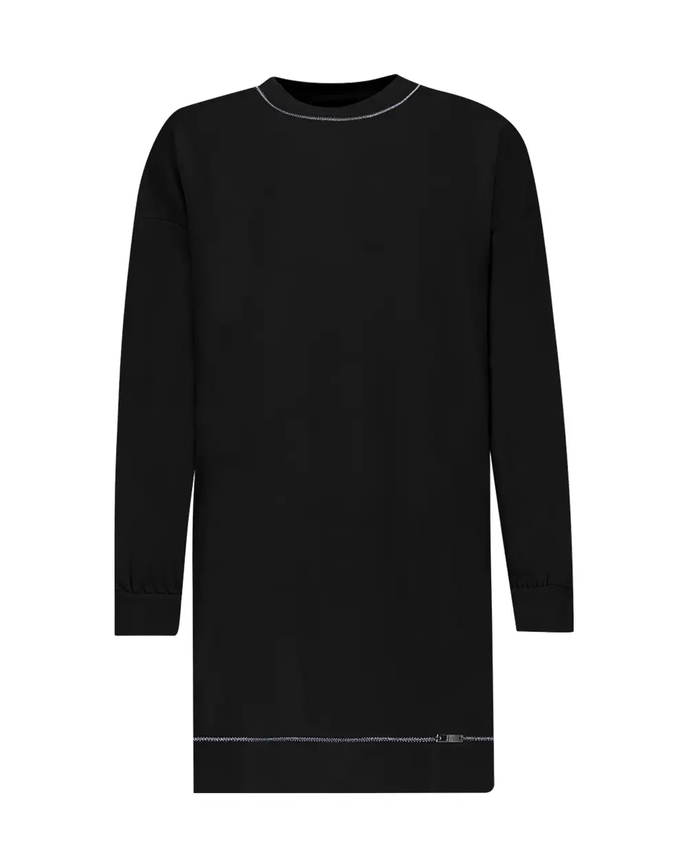 Basic Yuvarlak Yaka Örme Kumaş Tunik