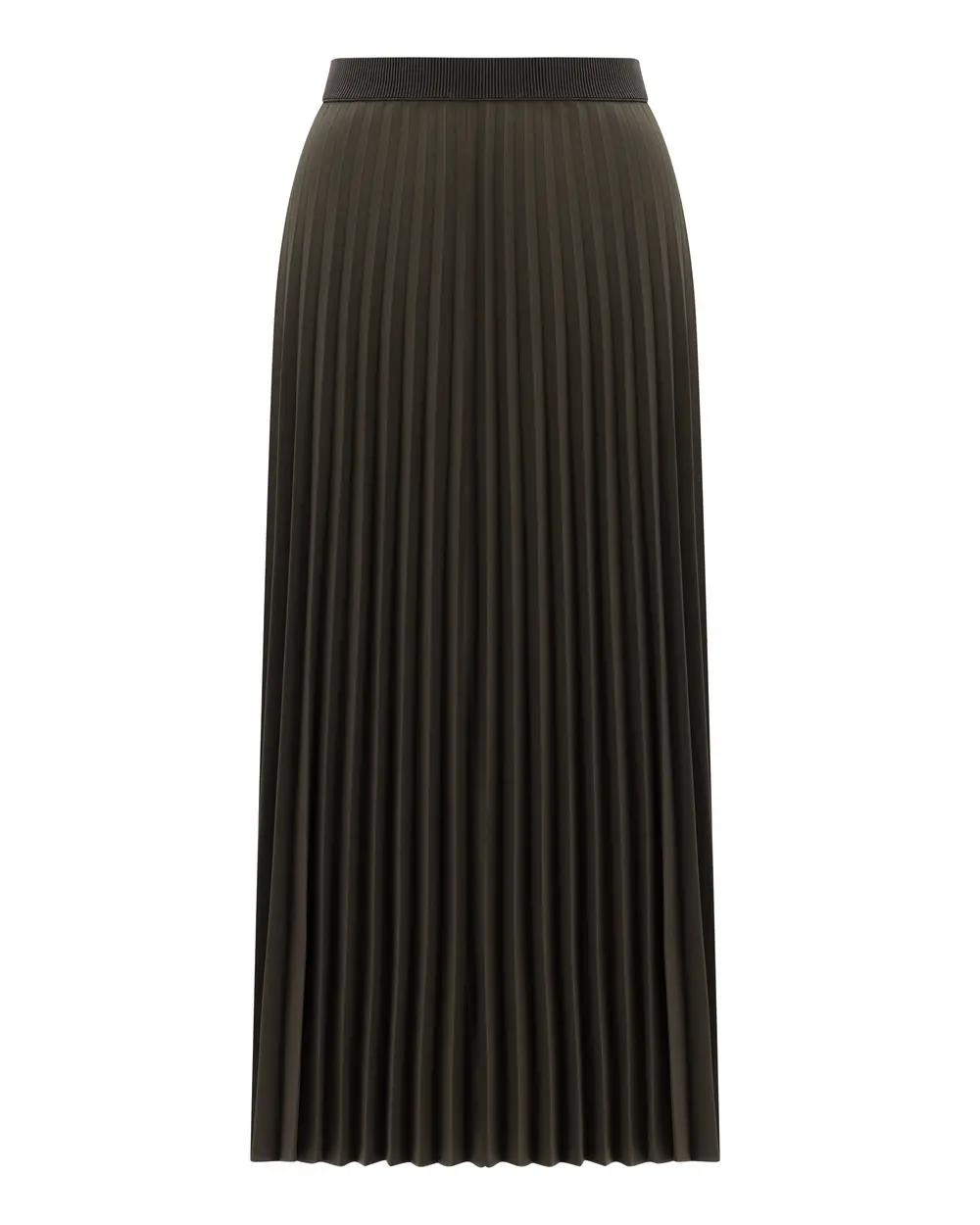 Pleated Full Length Skirt