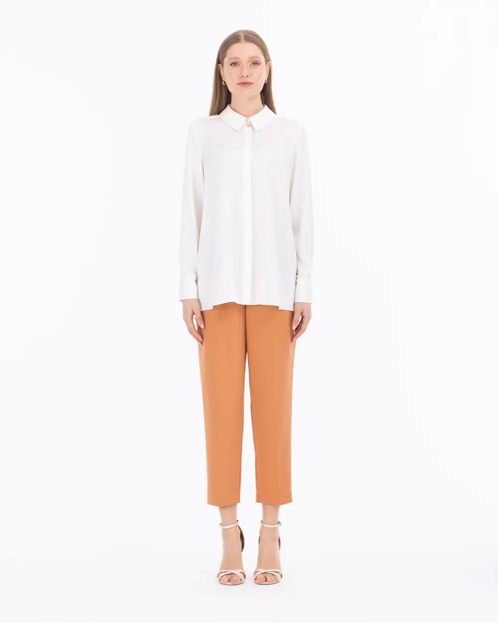 Carrot Cut Ankle Length Trousers