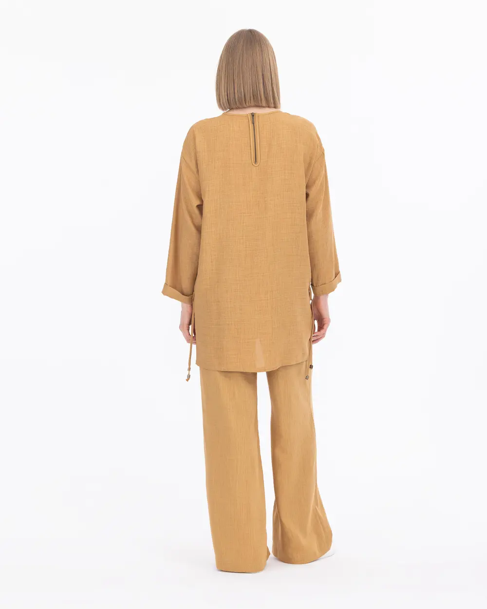 Düşük Kol Baskılı Tunik