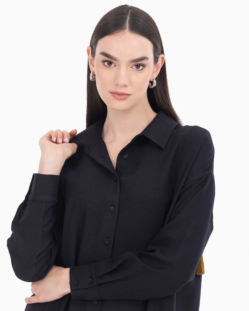 Shirt Collar Accessory Low Sleeve Tunic
