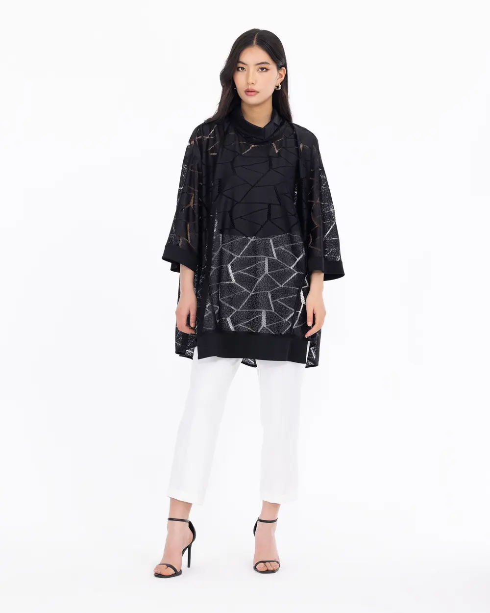 Degaje Yaka Uzun Kollu Tunik