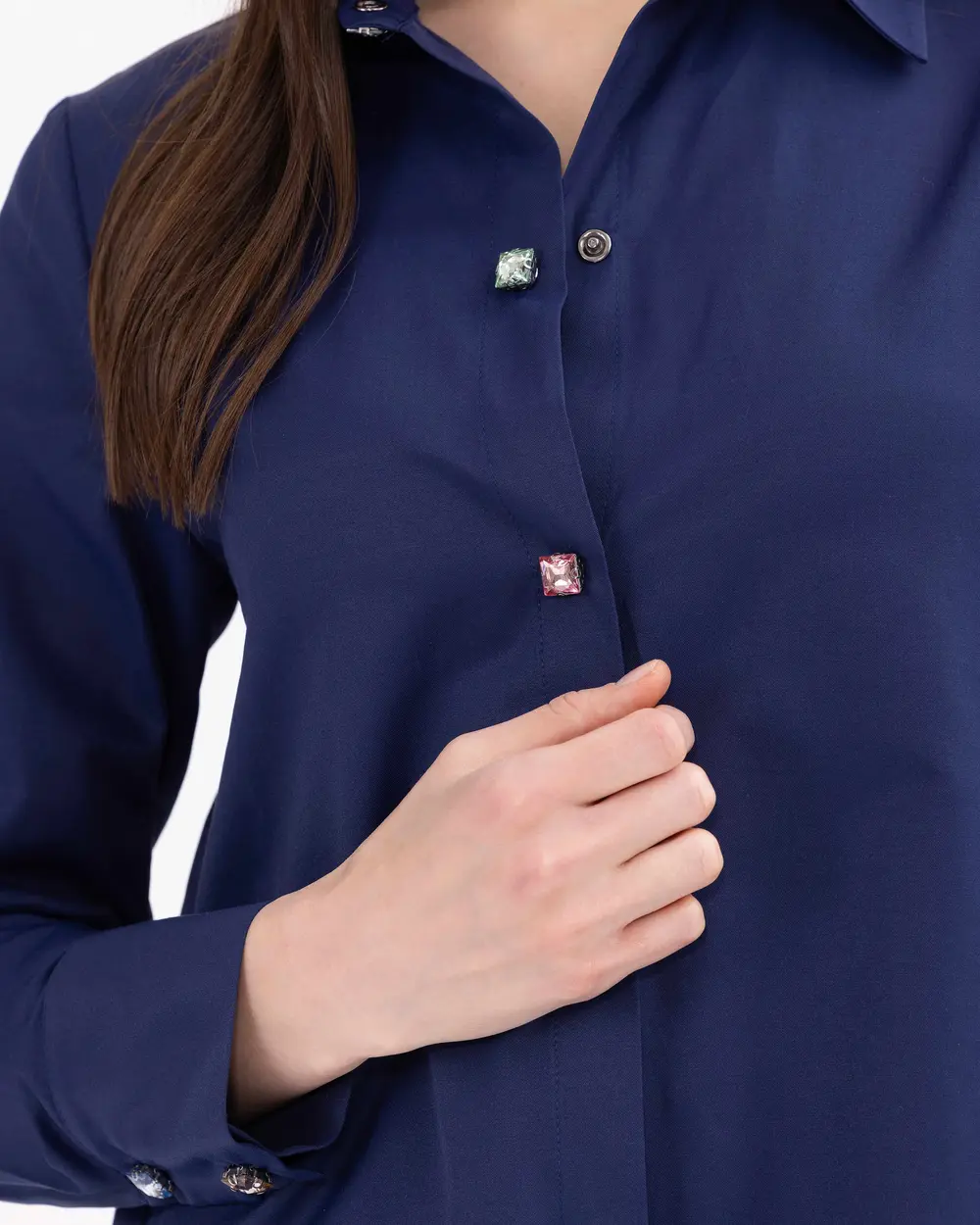 Çıtçıt Düğmeli Klasik Kesim Gömlek