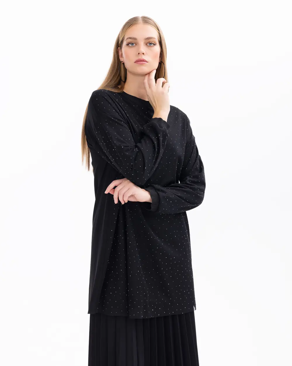 Double Fabric Relaxed Fit Tunic