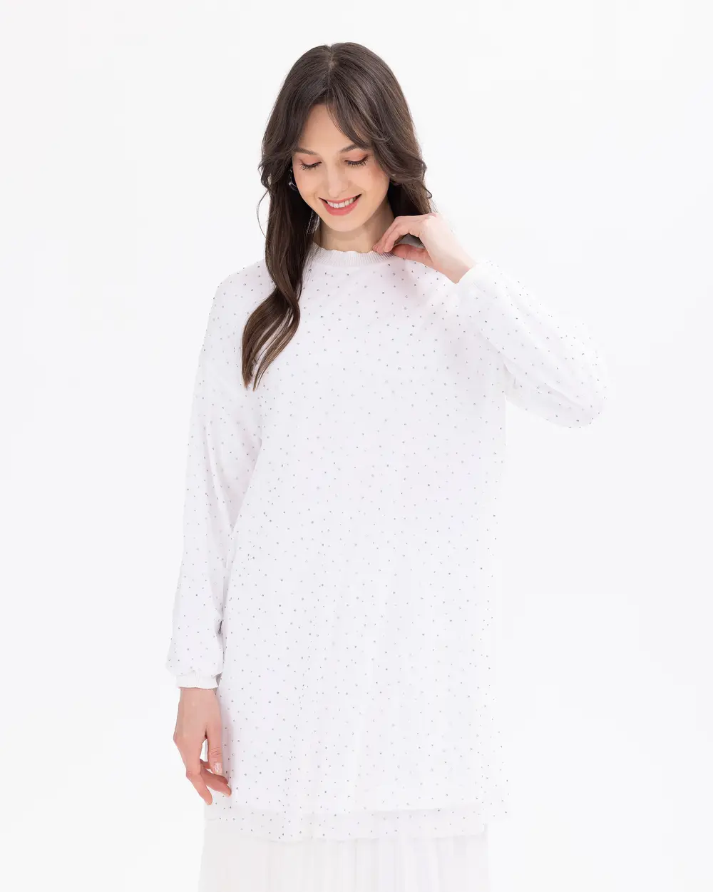 Double Fabric Relaxed Fit Tunic