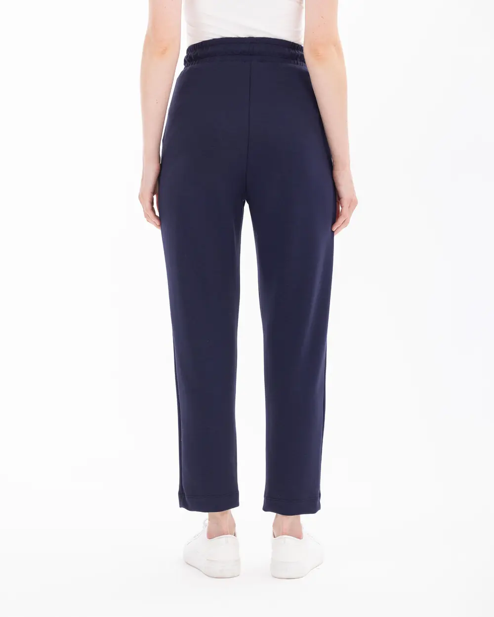 Elastic Waist Sweatpants with Pockets