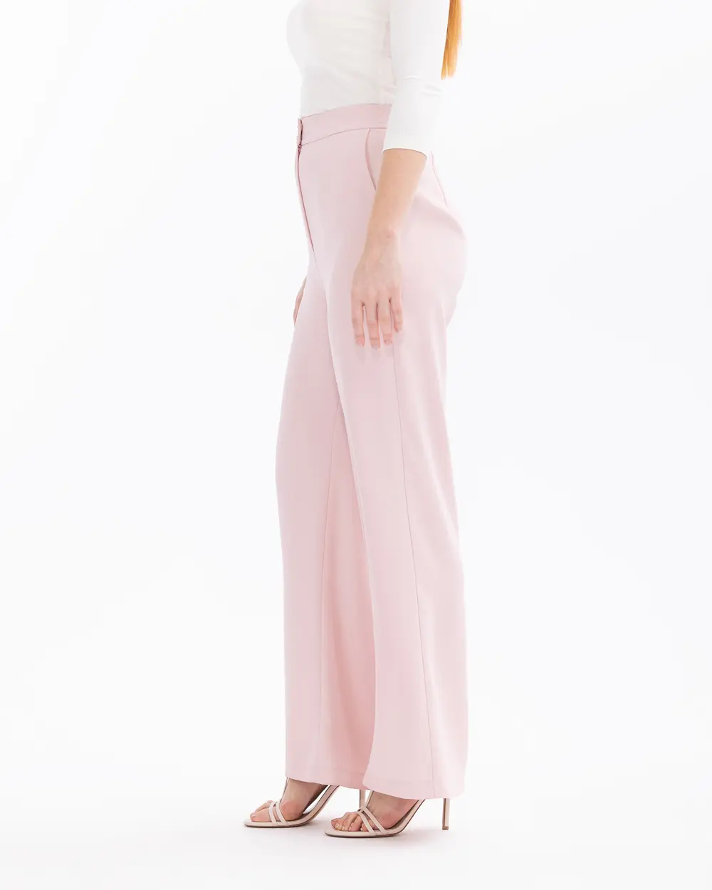 Buttoned Maxi Length Pants