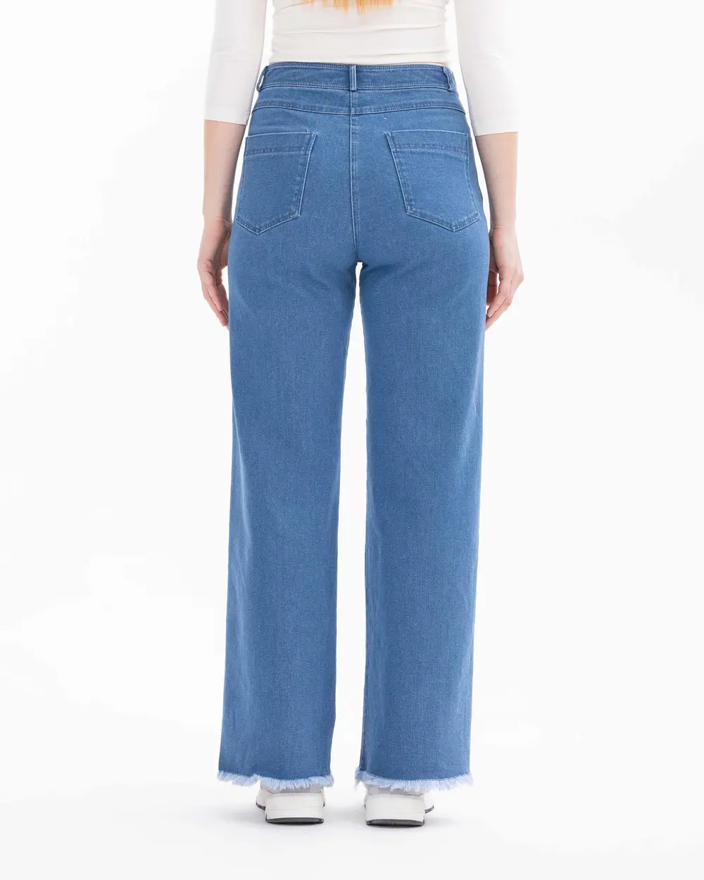 High Waist Wide Leg Jean Pants