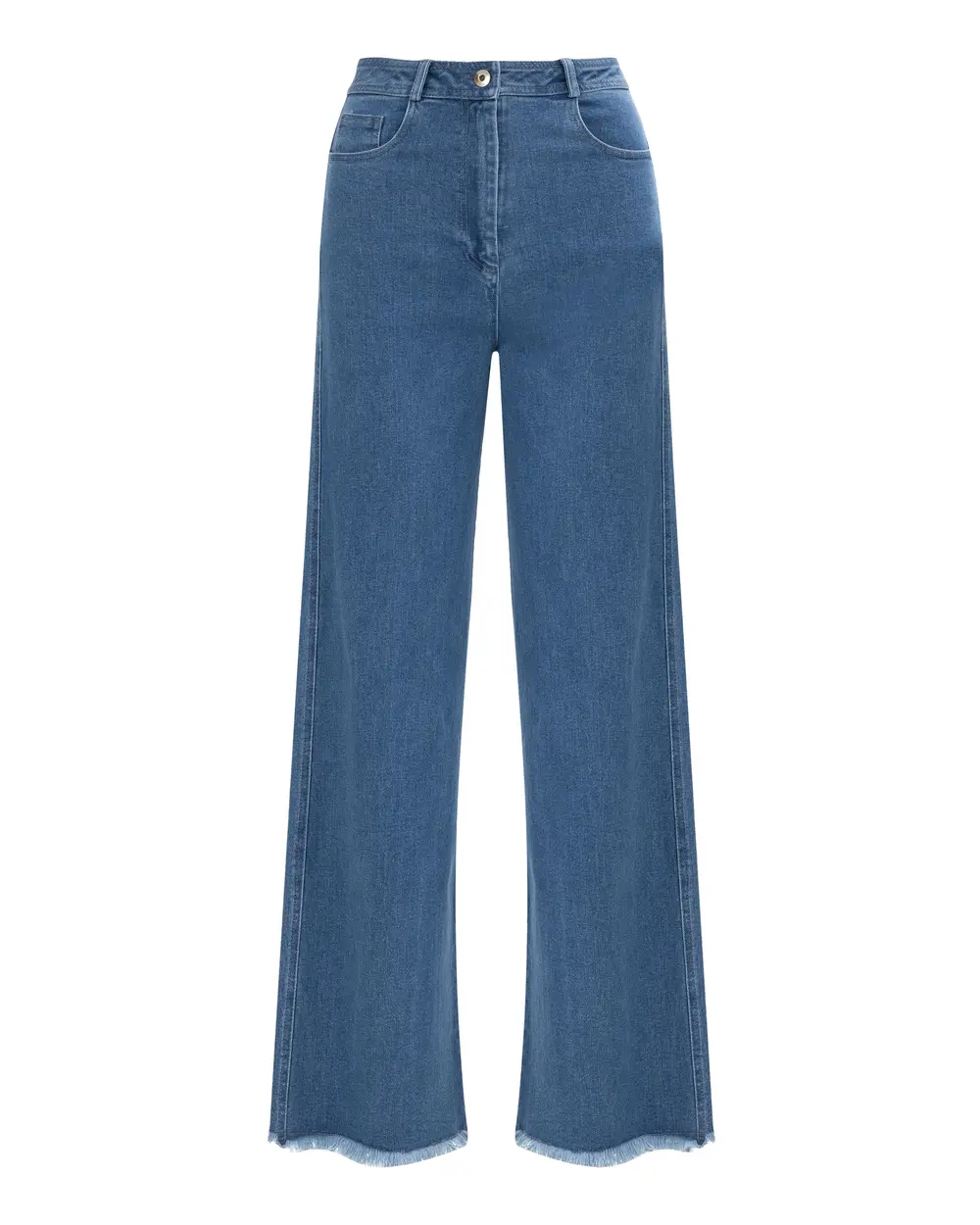 High Waist Wide Leg Jean Pants