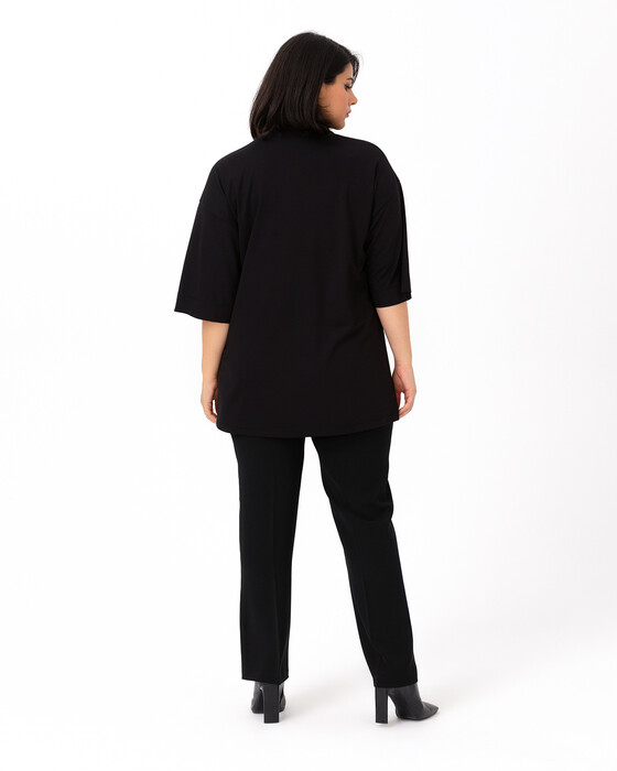 Büyük Beden Yarım Kollu Sweatshırt