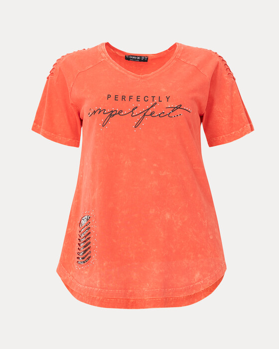 PLUS SIZE V-NECK T-SHIRT