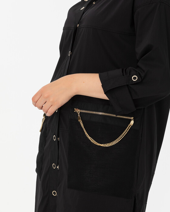 Büyük Beden Kapüşonlu Kap