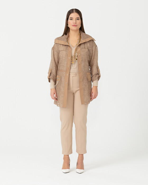 Büyük Beden File Ceket