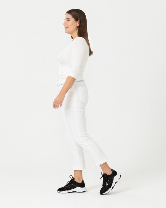 PLUS SIZE PANTS WITH SLIT LEGS
