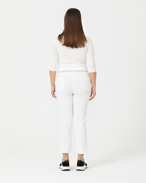 PLUS SIZE PANTS WITH SLIT LEGS