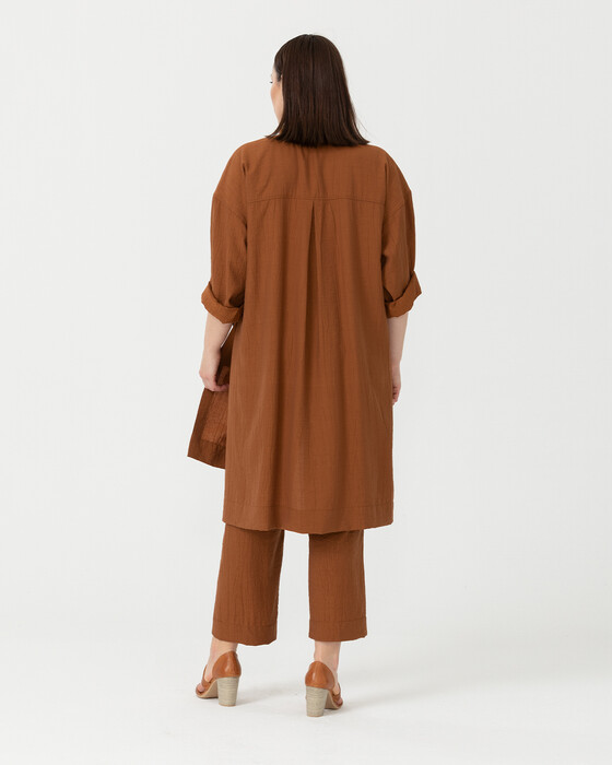 Büyük Beden Cep Detaylı Rahat Kesim Pantolon