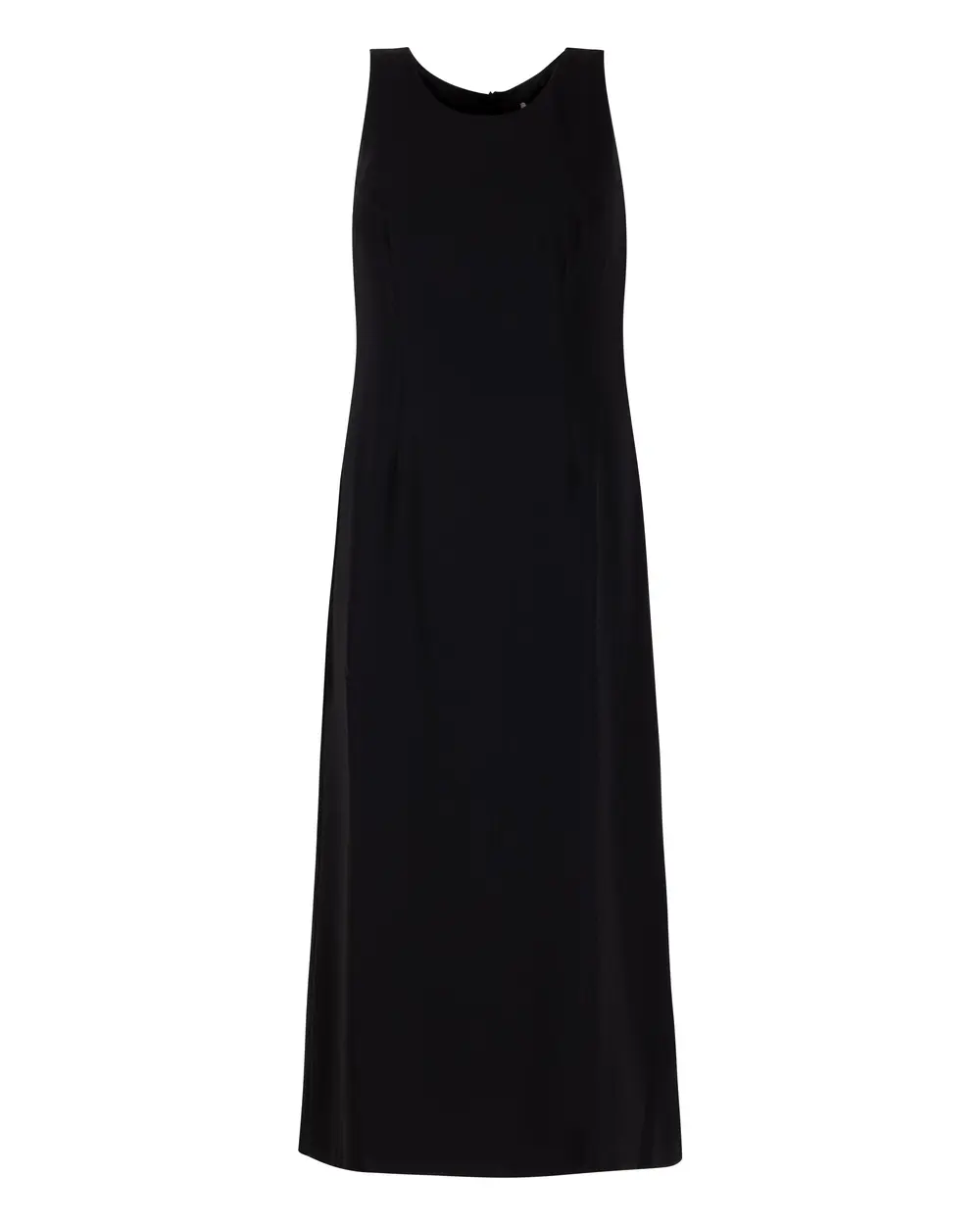 Büyük Beden Astarlı Kolsuz Elbise