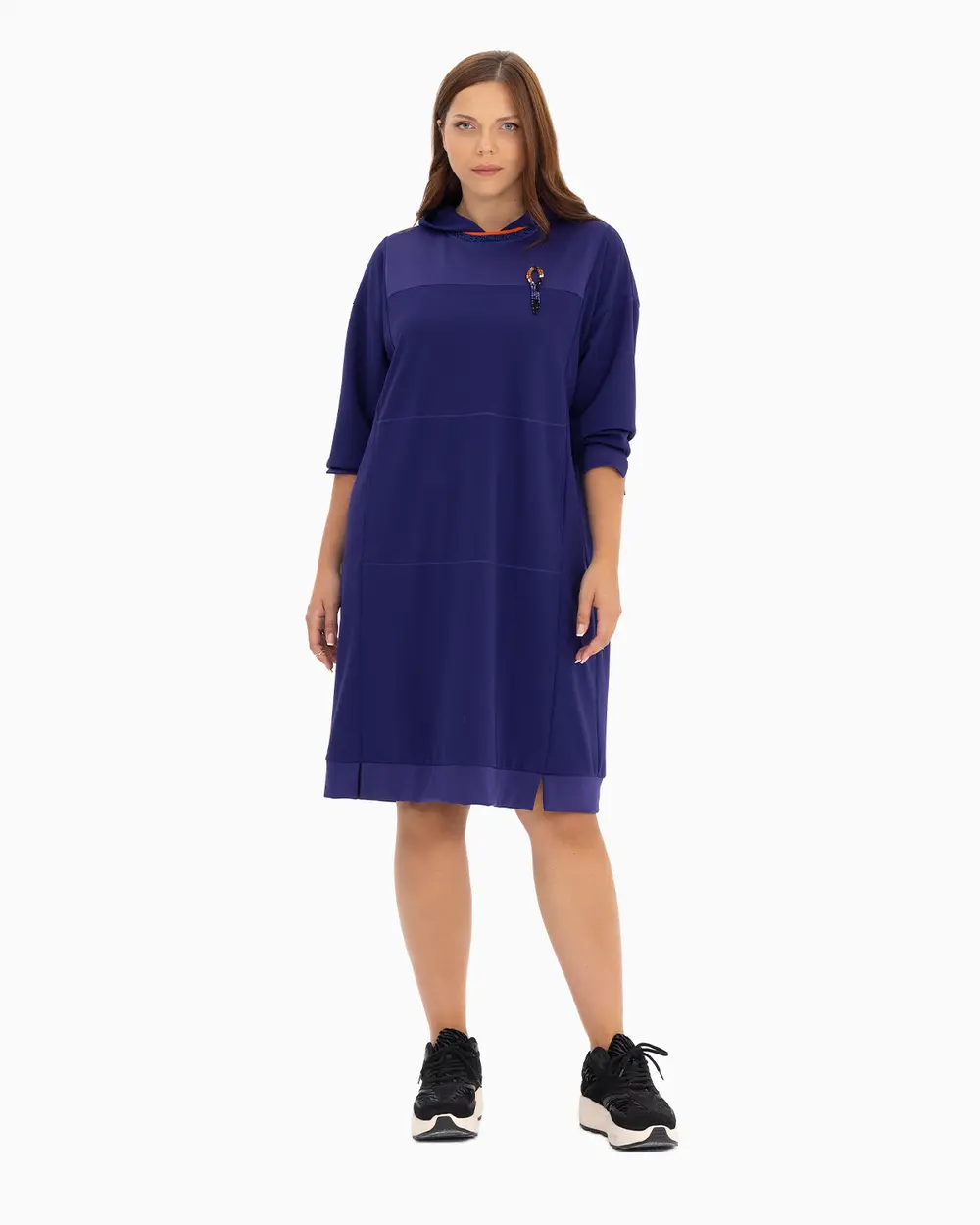 Büyük Beden Boncuk İşlemeli Tunik