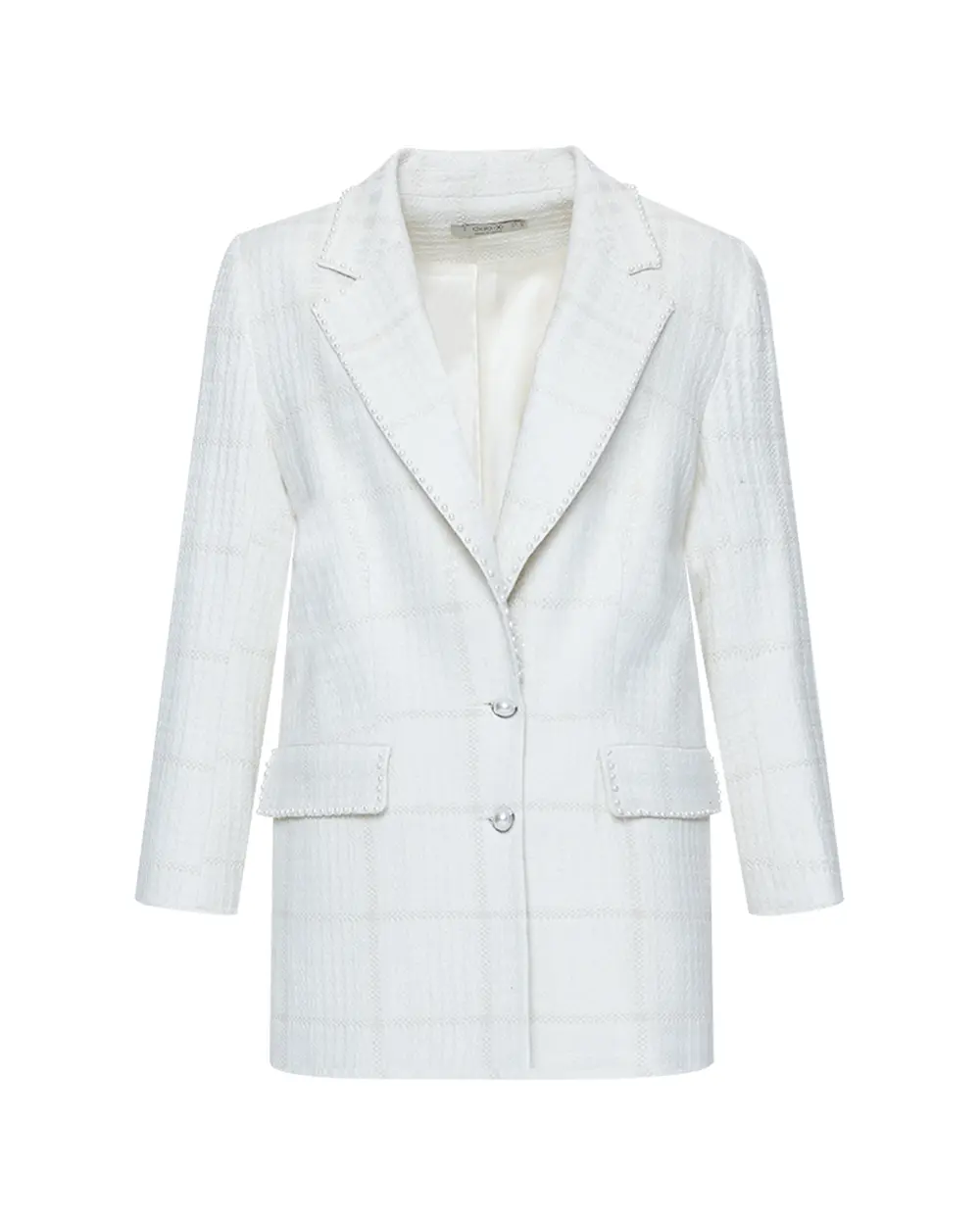 Plus Size Pearl Detailed Jacket