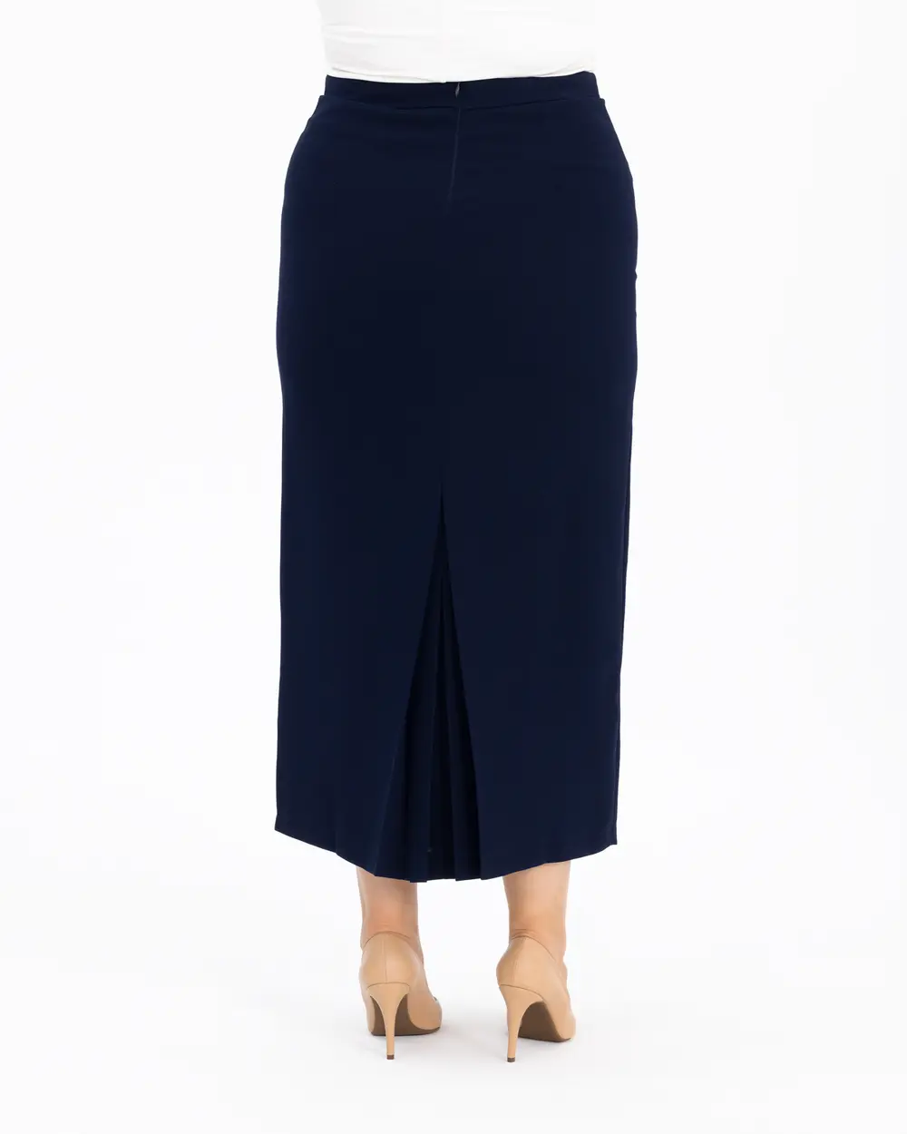 Plus Size Classic Cut Lined Skirt