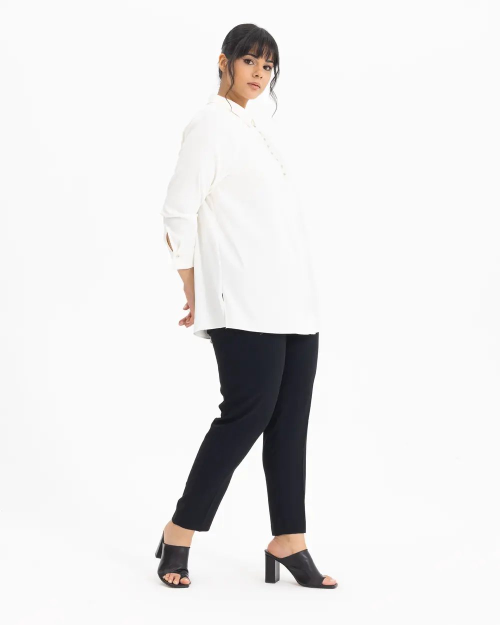 Plus Size Classic Cut Trousers