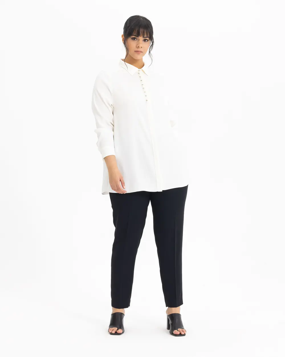 Plus Size Classic Cut Trousers