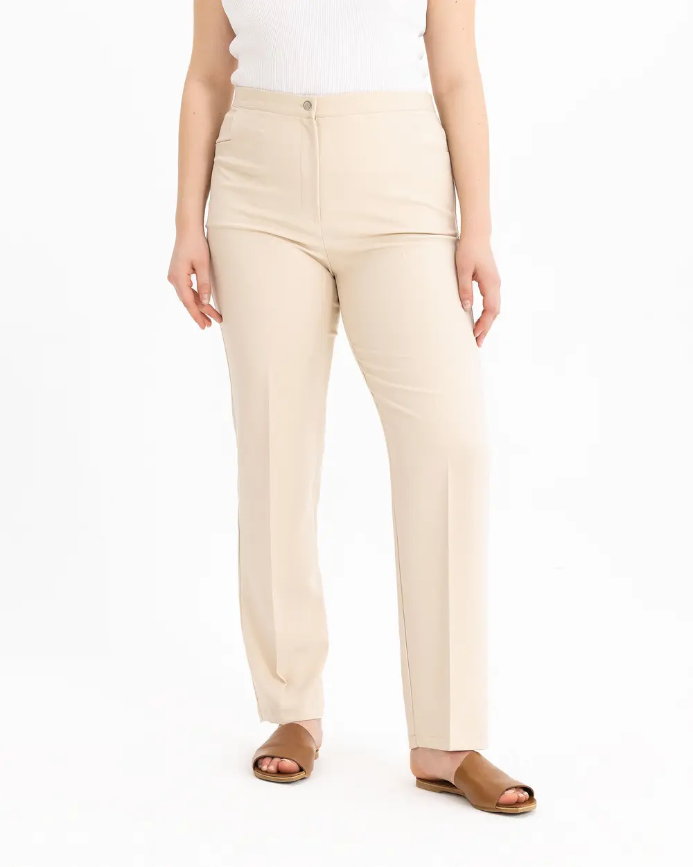 Plus Size Classic Cut Trousers