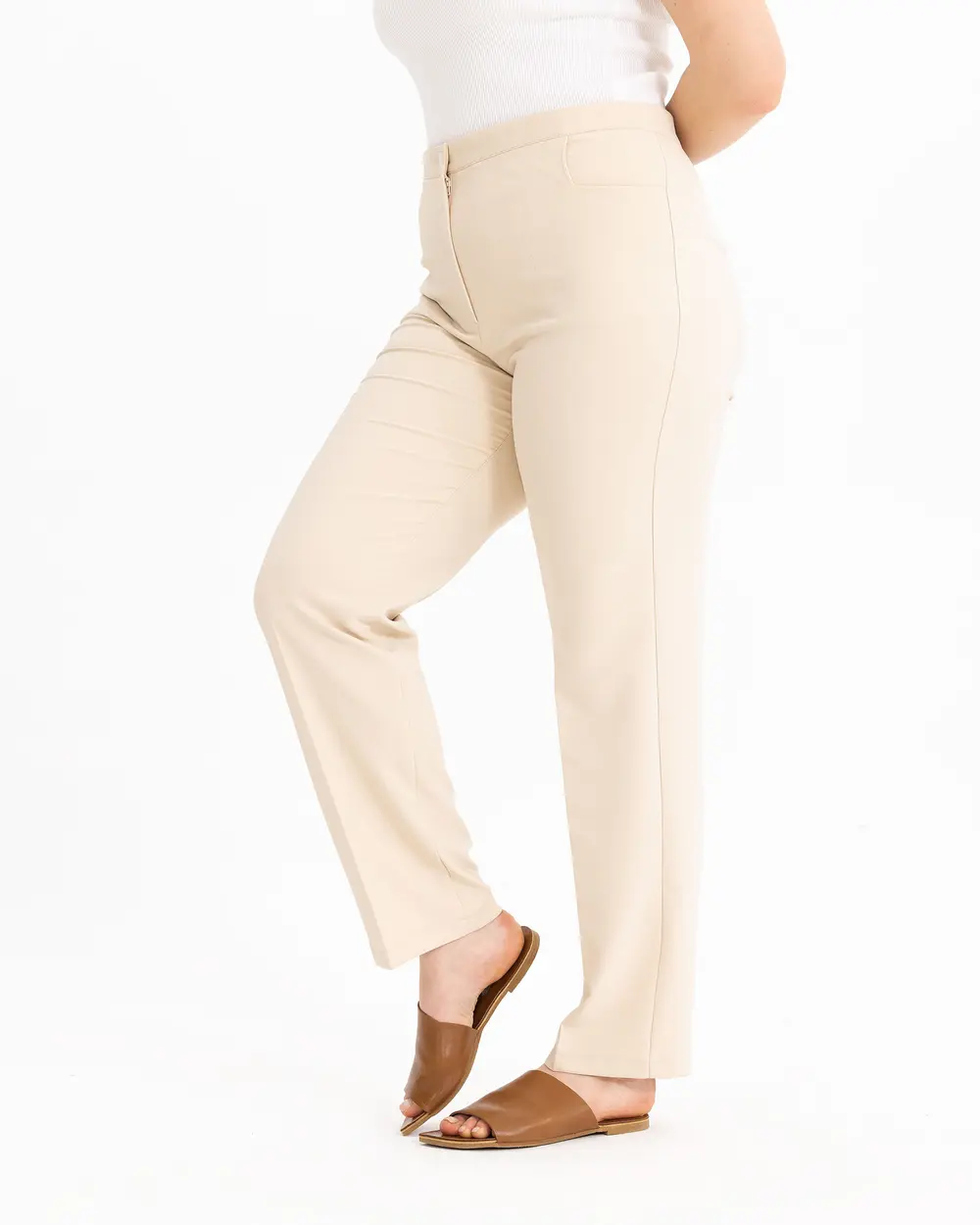 Plus Size Classic Cut Trousers