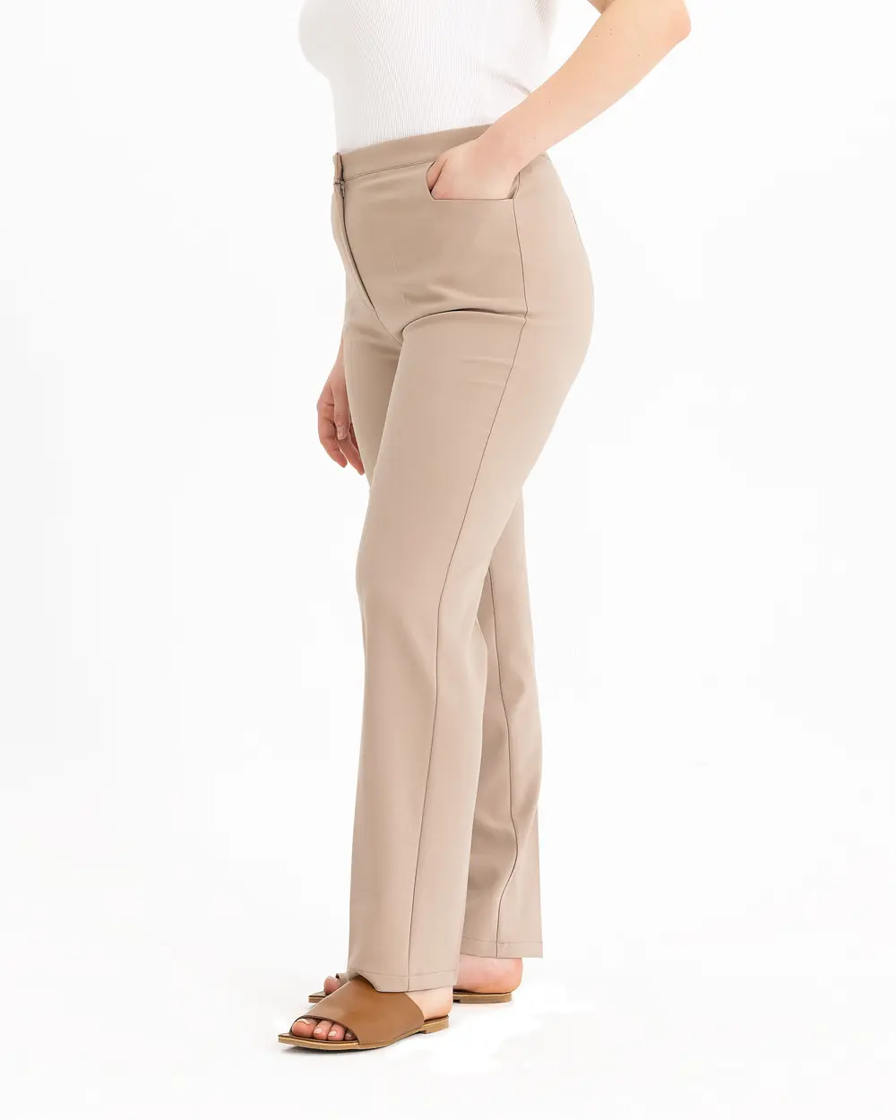 Plus Size Classic Cut Trousers