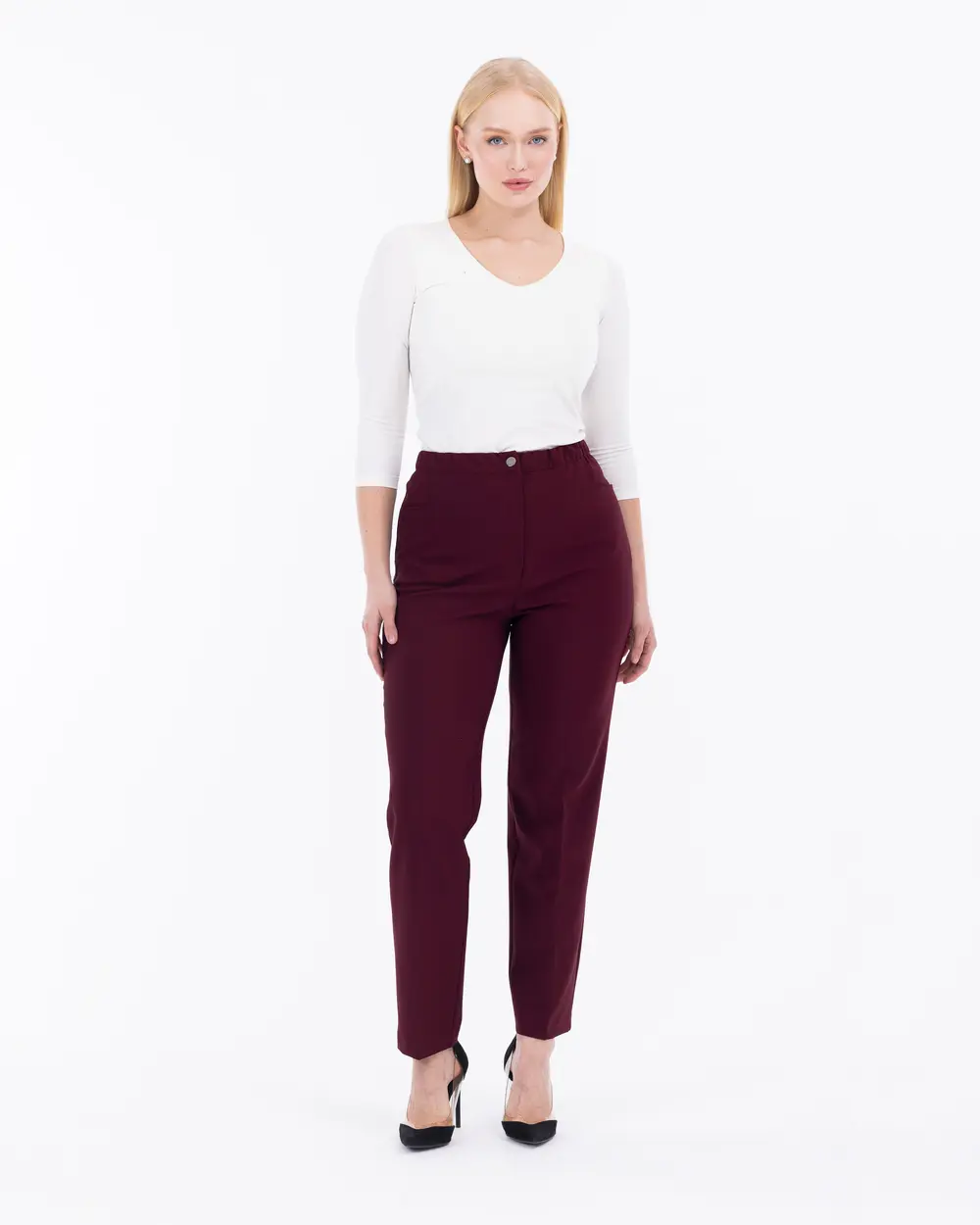 Plus Size Classic Cut Trousers