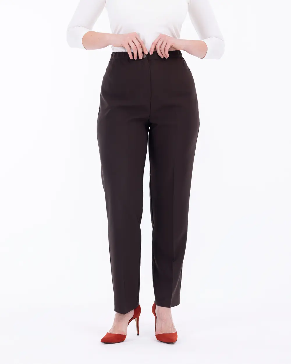 Plus Size Classic Cut Trousers