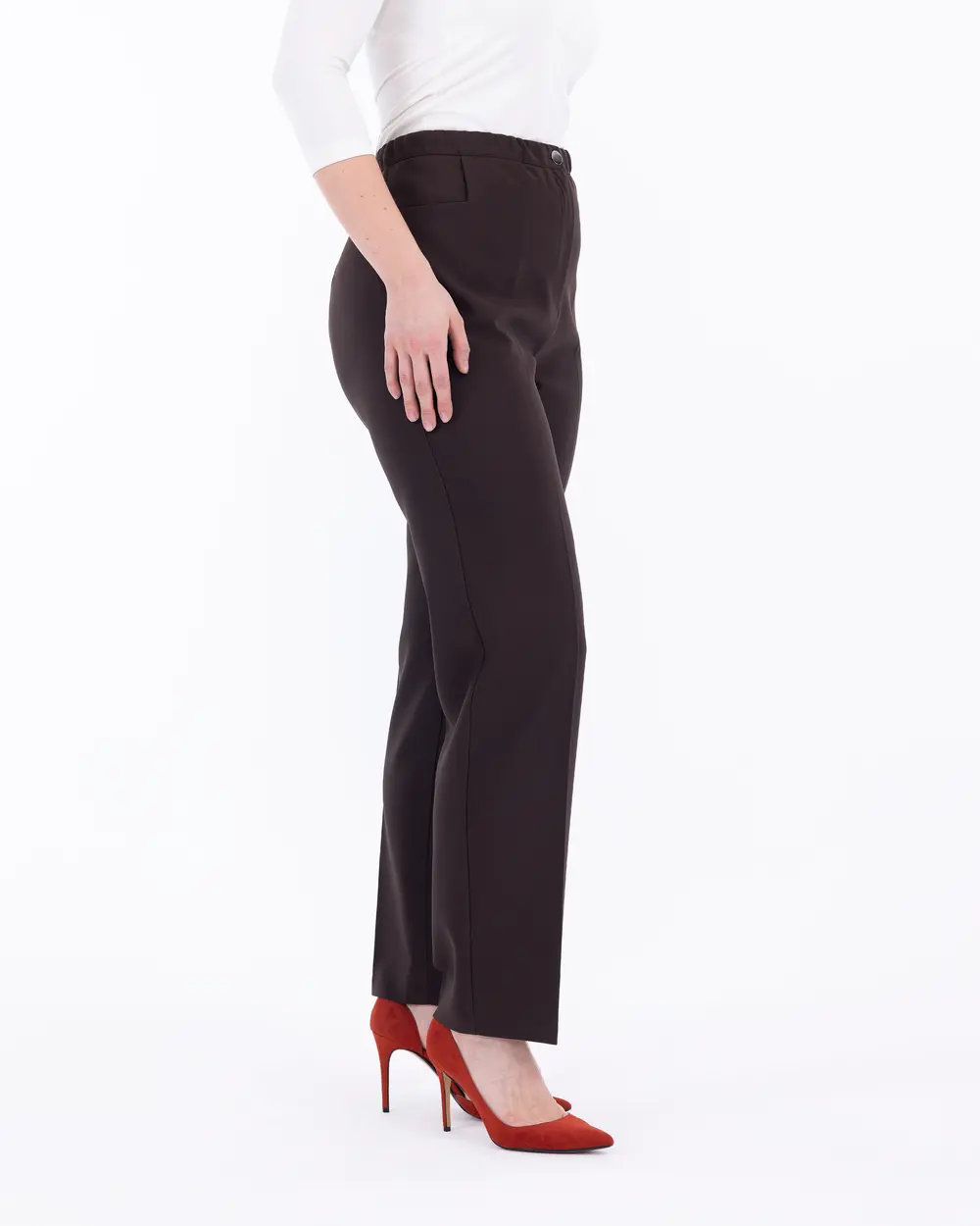 Plus Size Classic Cut Trousers