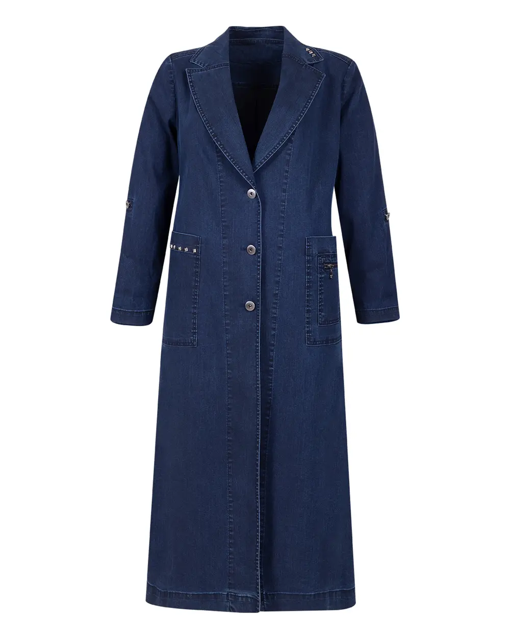 Büyük Beden Cep Detaylı Jean Kap