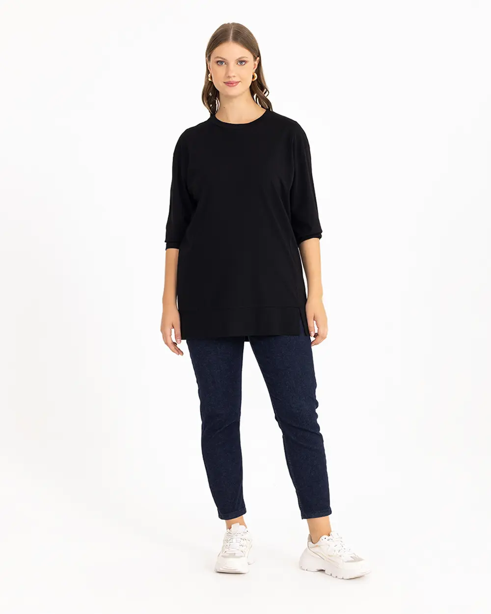 Plus Size Long Sleeve Blouse