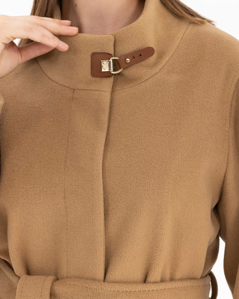 Büyük Beden Hakim Yaka Kaban