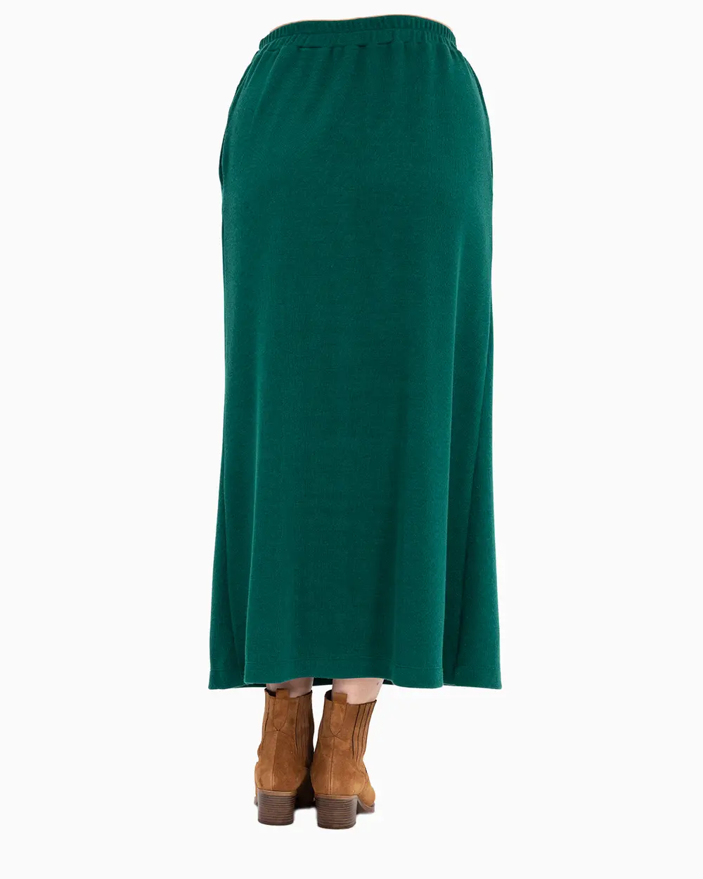 Plus Size Knitted Fabric Skirt