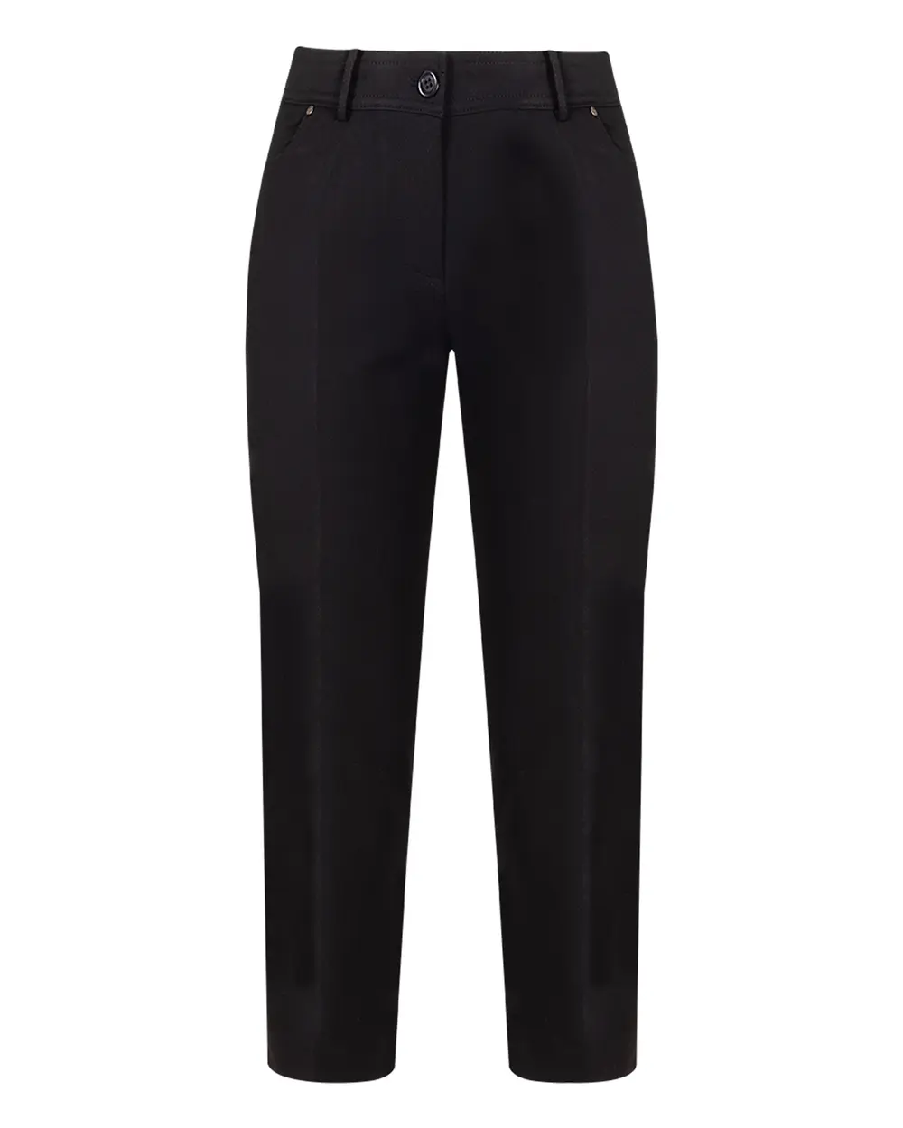 Plus Size Single Button Classic Trousers