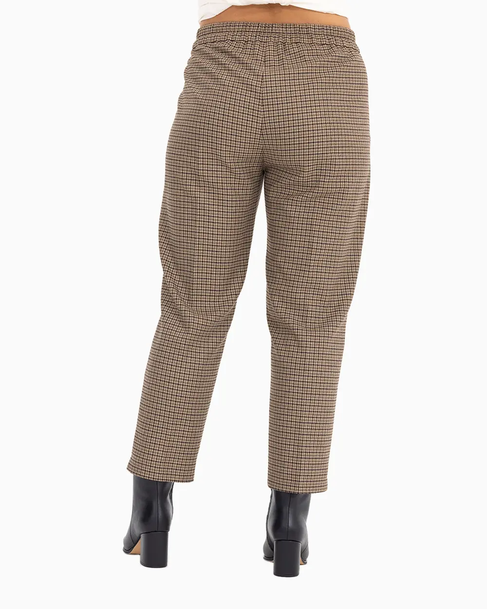 Plus Size Elastic Waist Trousers