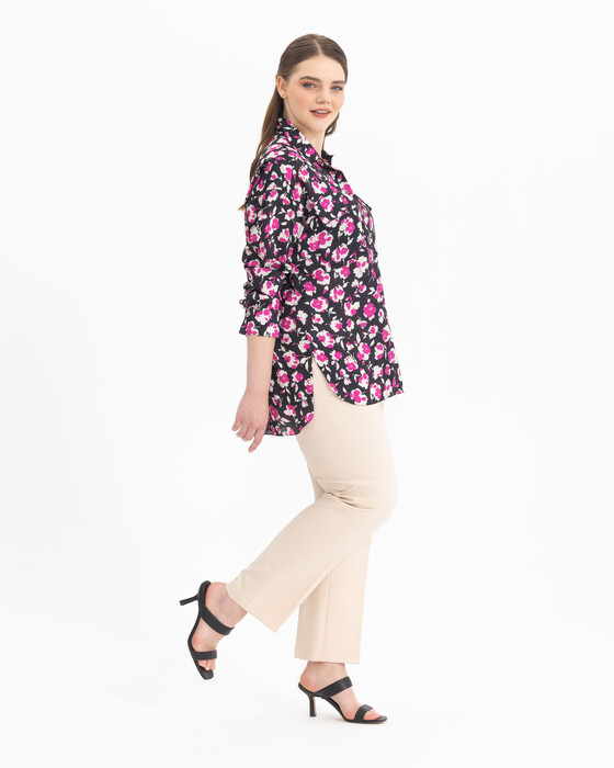 GALAXI PLUS SIZE PRINTED SHIRT