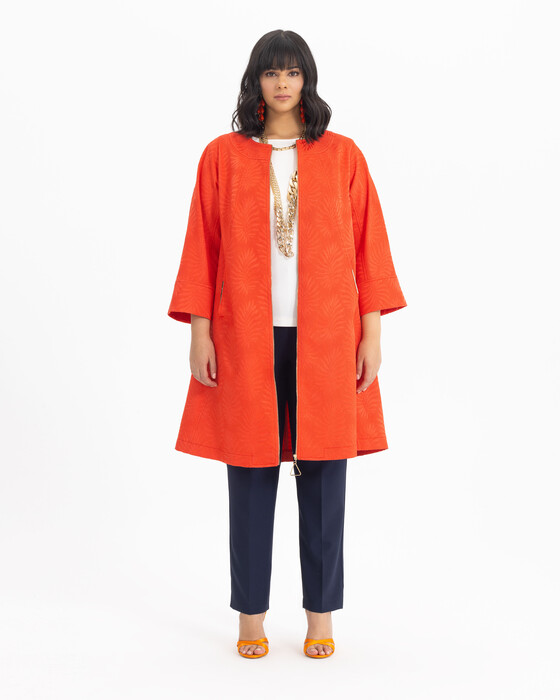 Büyük Beden A Kesim Geniş Kollu Kap