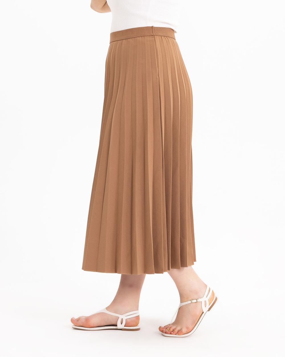 GALAXI PLUS SIZE PLEATED SKIRT