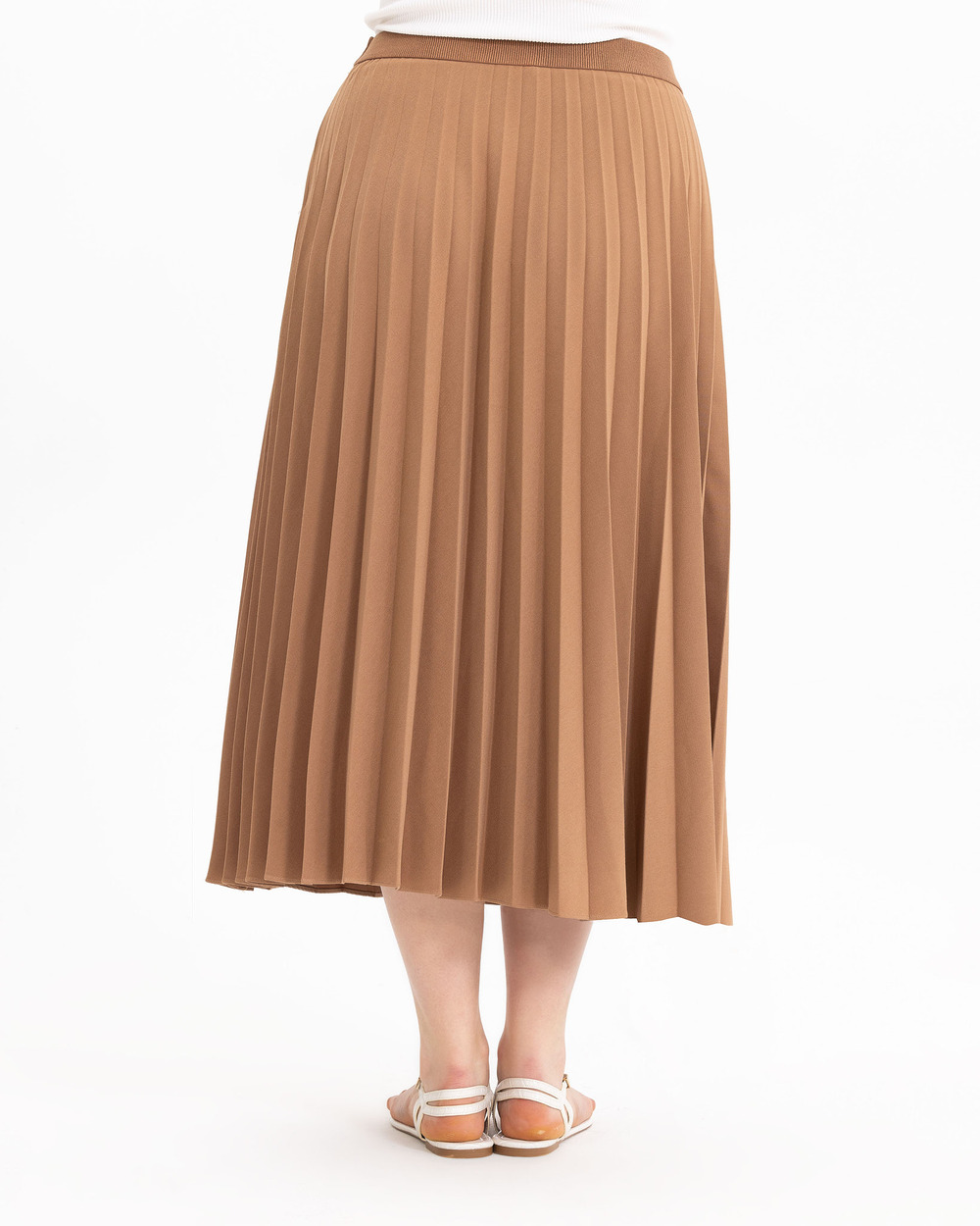 GALAXI PLUS SIZE PLEATED SKIRT