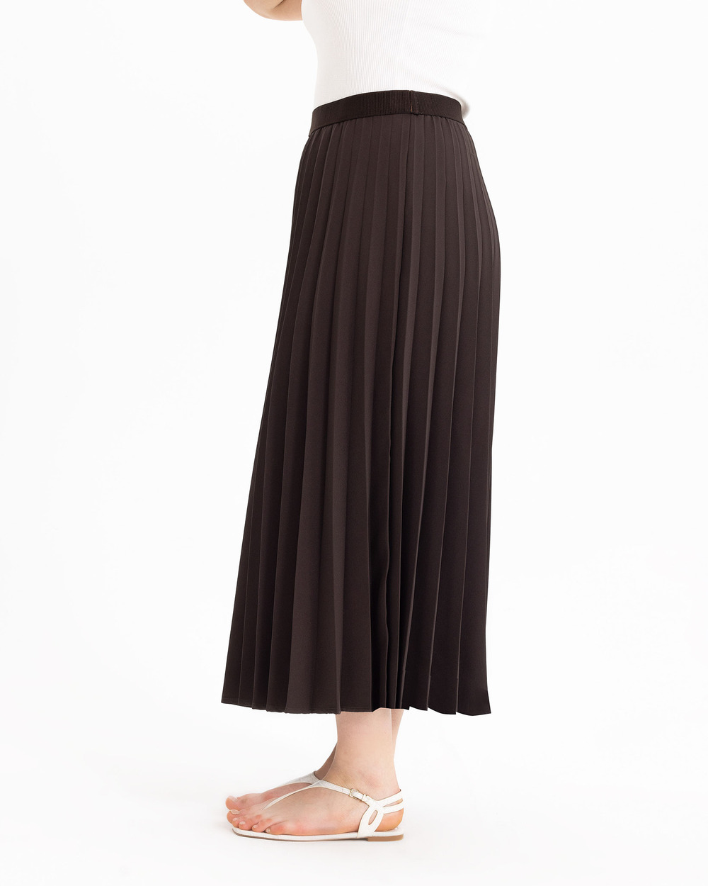 GALAXI PLUS SIZE PLEATED SKIRT