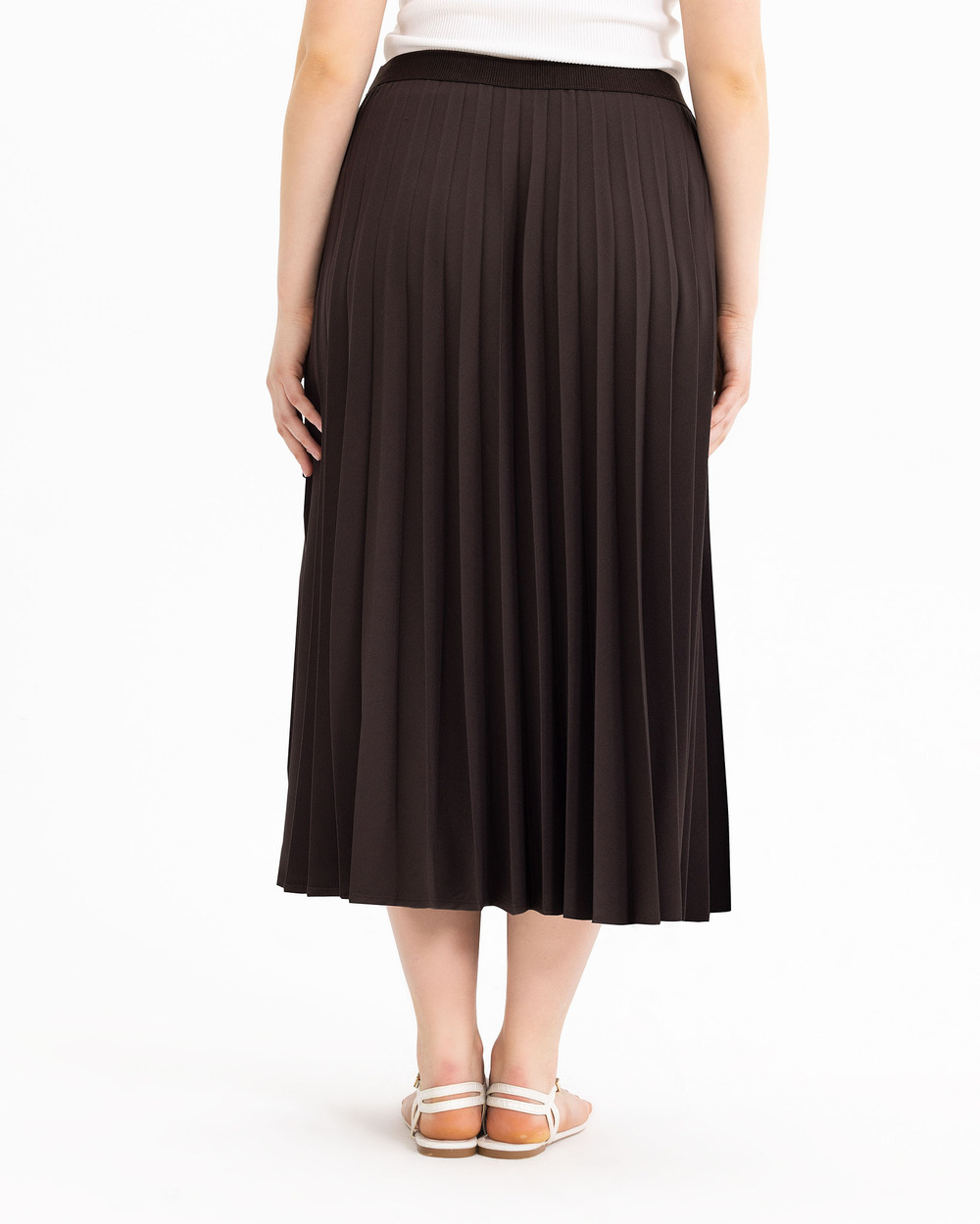GALAXI PLUS SIZE PLEATED SKIRT