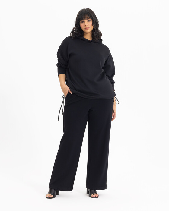 GALAXİ PLUS SIZE PLEATED TROUSERS