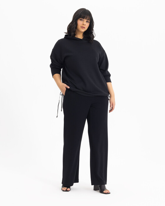 GALAXİ PLUS SIZE PLEATED TROUSERS