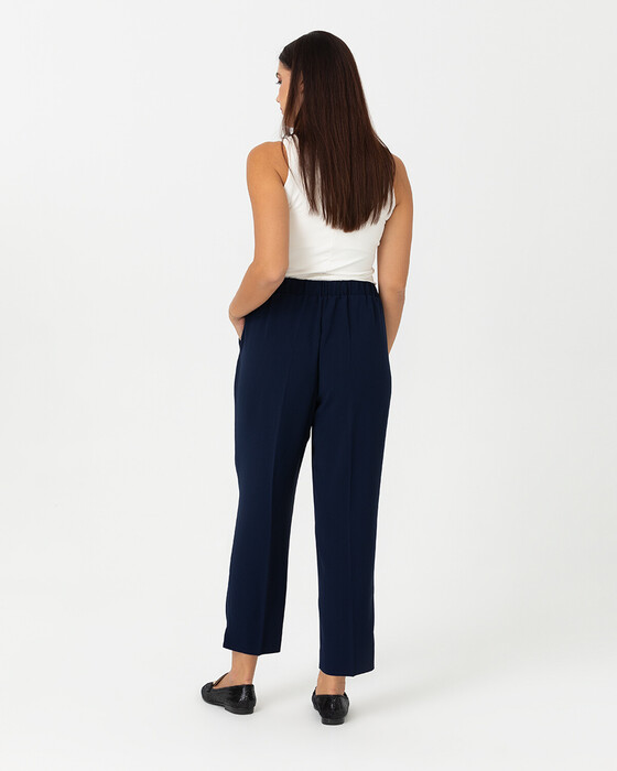 GALAXİ PLUS SIZE ELASTIC WAIST TROUSERS