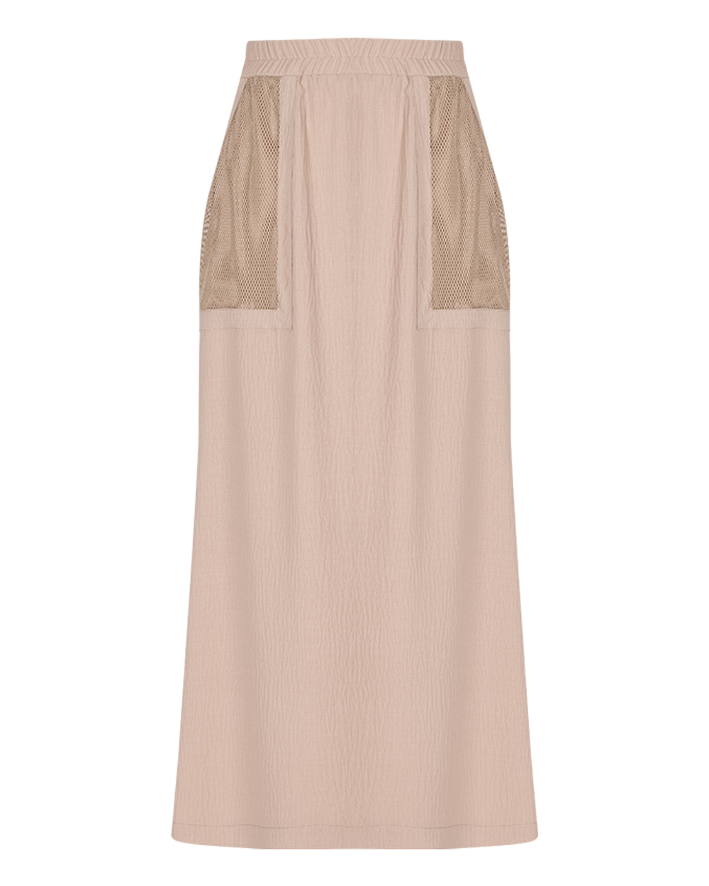 GALAXİ PLUS SIZE ELASTIC WAIST SKIRT